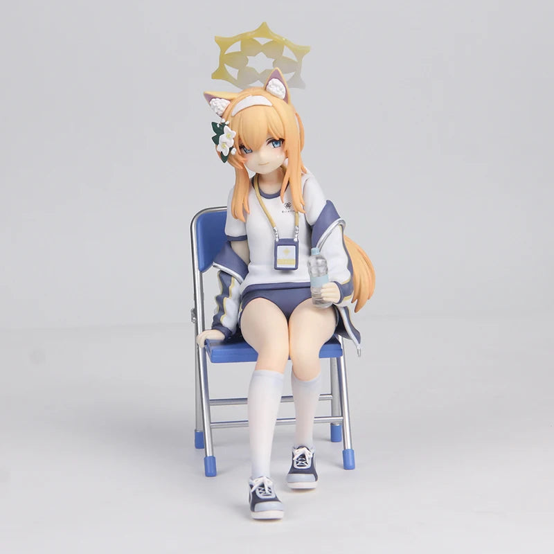 Anime Blue Archive Gymnastics Uniform Girl Iochi Mari Figures Model Toy Static Statue Action Figures Office Desk Ornament Gift