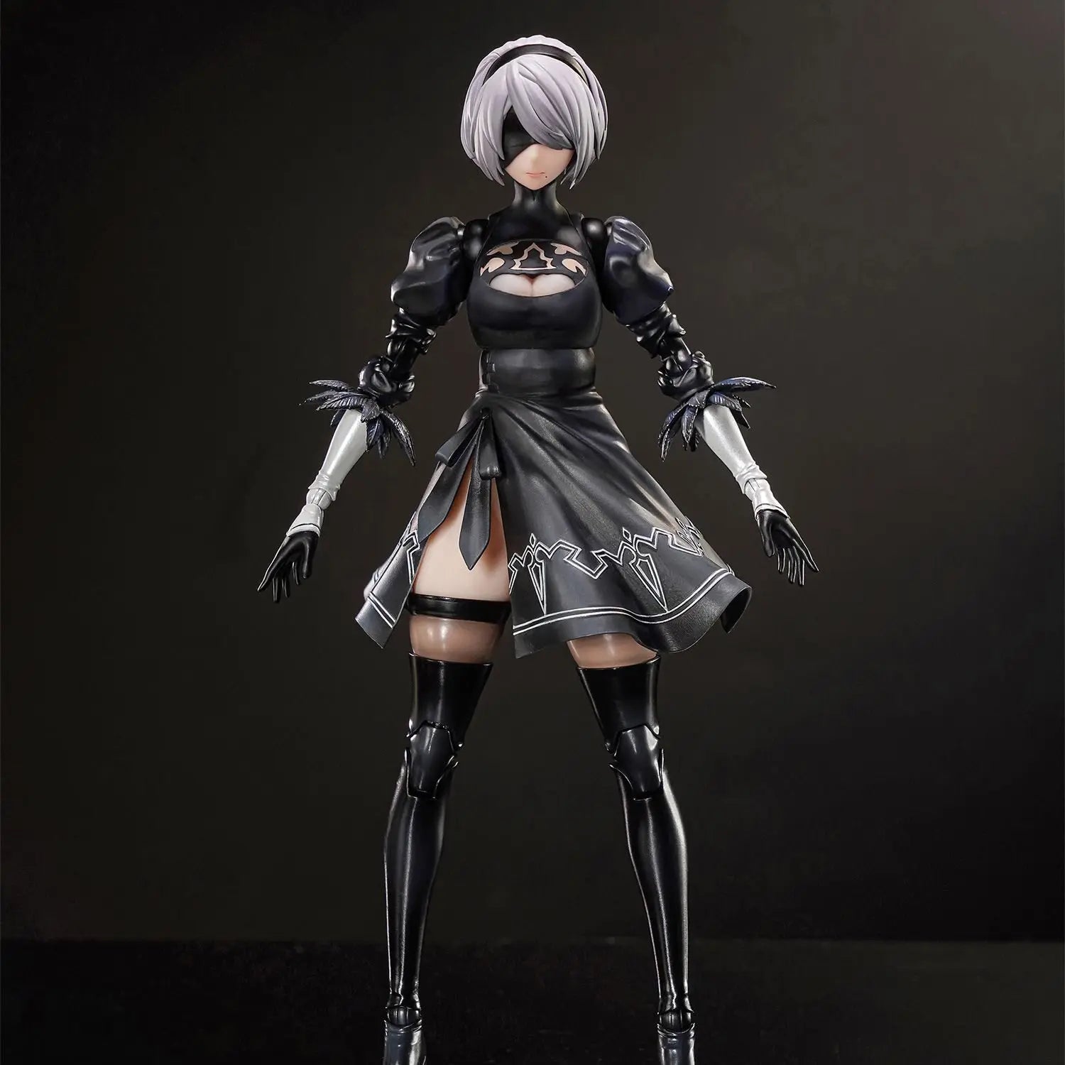 In Stock AniMester Nuclear Gold Reconstruction NieR Automata Ver1.1a YoRHa No.2 Type B Action Figure Anime Model Collection Toy