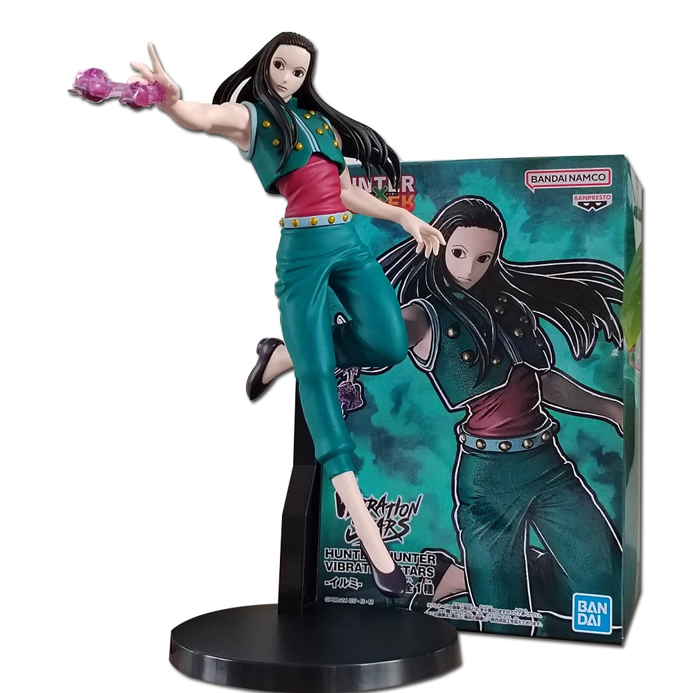 Anime HUNTER×HUNTER VIBRATION STARS Figur Illumi Zaoldyck Actionfigur PVC Spielzeug Geschenksammlung Hobbys Puppen Schreibtischdekoration