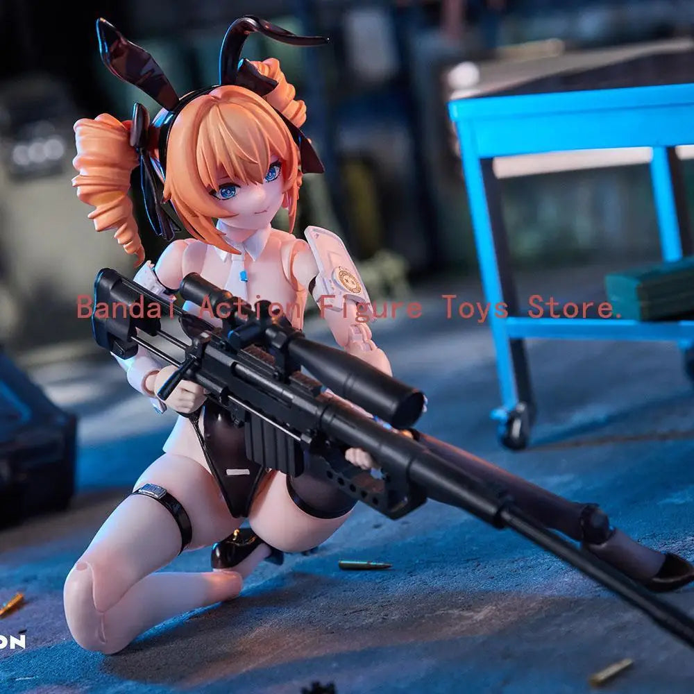 In Stock, Traceability, Rabbit Reaction Team, Sniper, Leoni LEONI 1/12, Mobile Phone Model Ornaments, Collection of Gifts