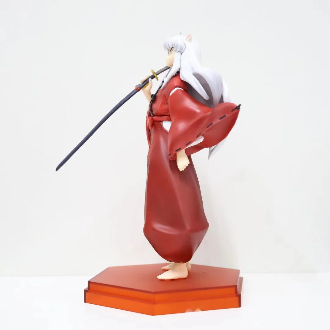 Anime Inuyasha Figur Inuyasha Kikyō Sesshoumaru Higurashi Kagome PVC Actionfigur Modell Spielzeug Sammlermodell Spielzeuggeschenk