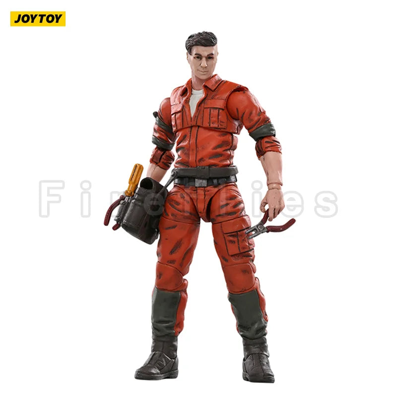 1/18 JOYTOY Action Figure (6PCS/SET) Mech Maintenance Team B Anime Collection Model Toy For Gift