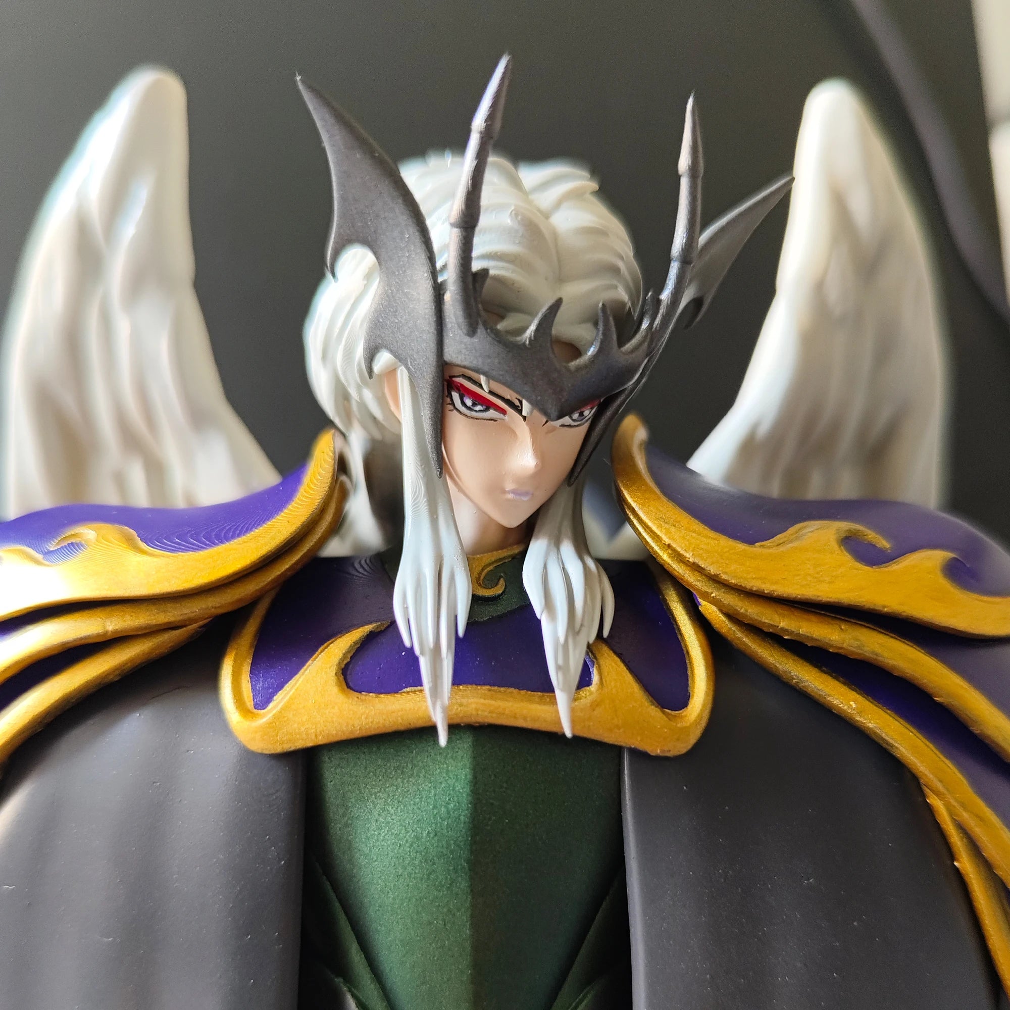 In Stock Saint Seiya: The Final Holy War - Lucifer, King of The Demonic Realm Resin Model Statue