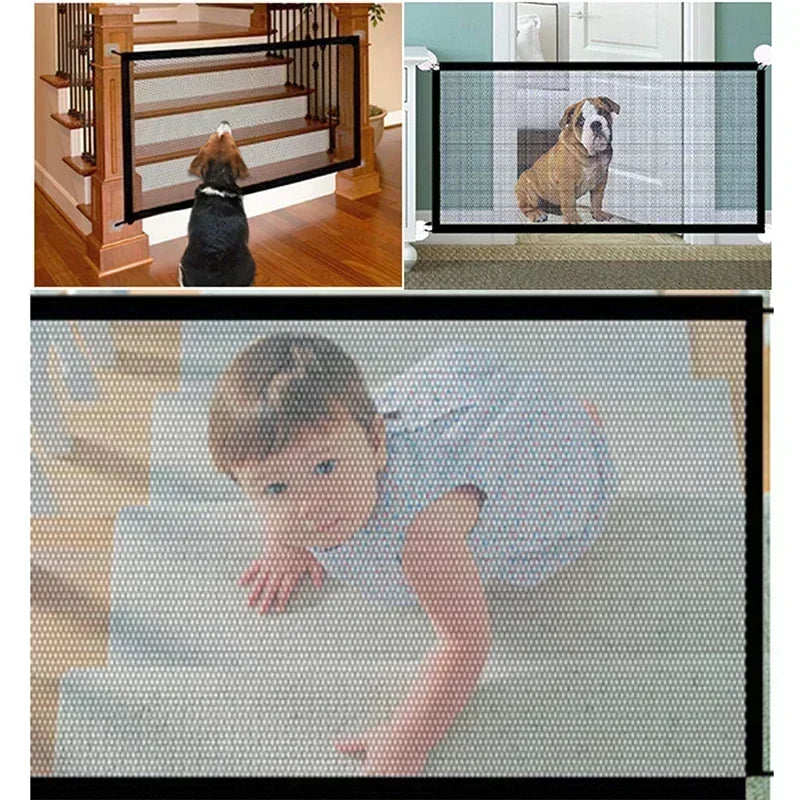 Stair Safety Net for Kids & Pets ,Ultimate Indoor  - Heavy-Duty Banister Guard Mesh