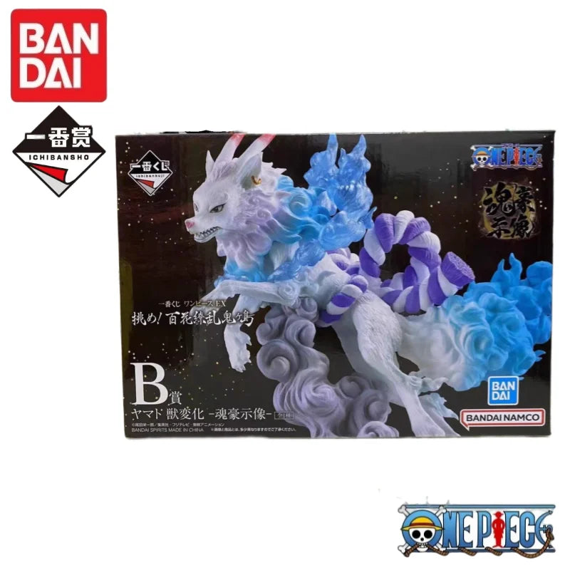 Auf Lager Original Bandai One Piece Ichiban Kuji Ex Blumen reichlich Drachen Kozuki Bestial Yamato Anime Figuren Spielzeug Kinder Geschenk