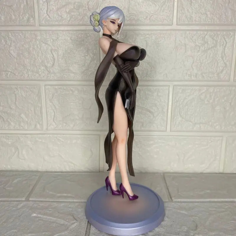 Hot 25cm Anime Figures Lady 2d Beautiful Girl Gk Statue Pvc Action Figure Wife Model Collectible Desktop Trendy Ornament Toys