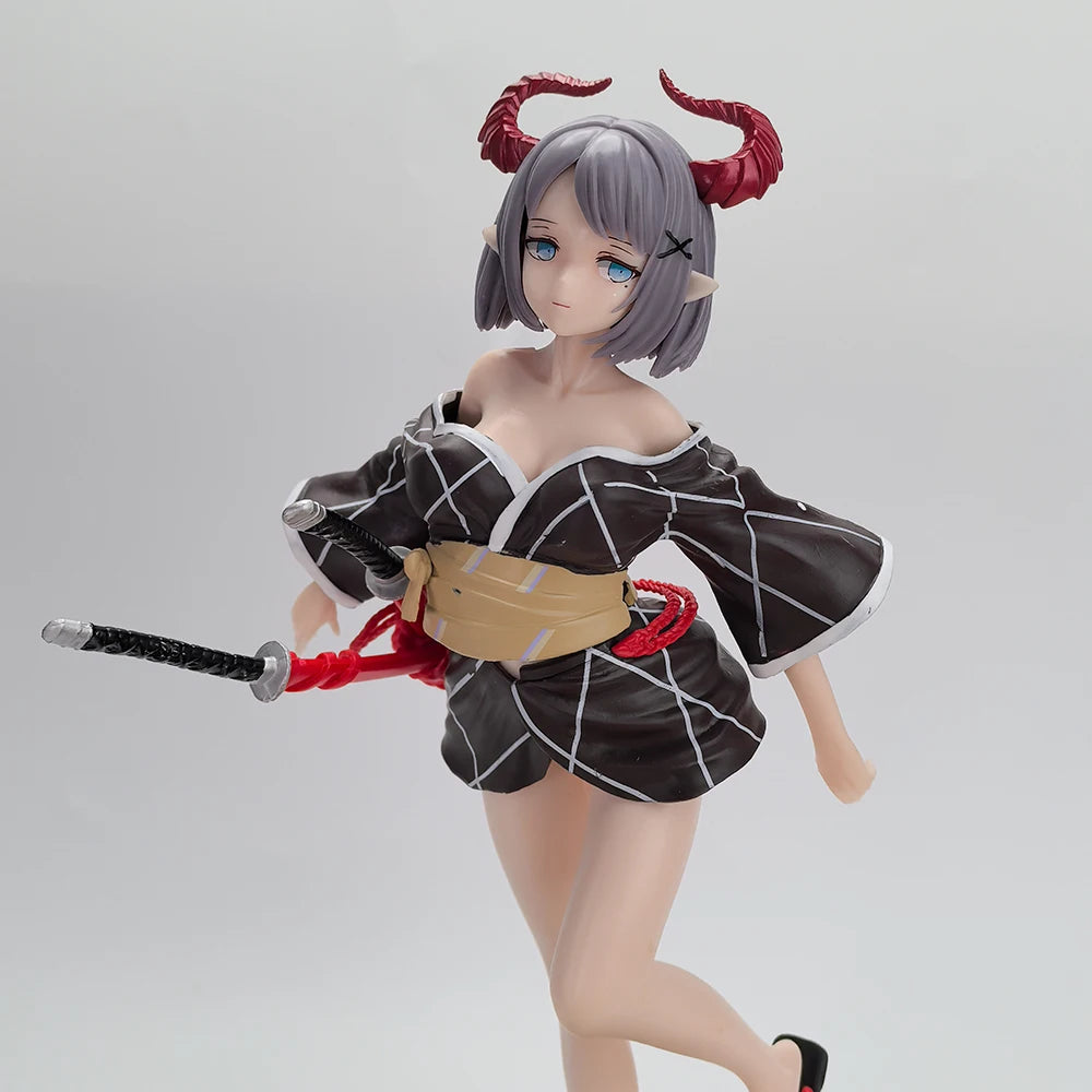 32 cm Illustration von Shal.E Sexy Girl PVC Actionfigur Daiki Kougyou Tsunokko Anime Figur Sammlermodell Spielzeug Kindergeschenk