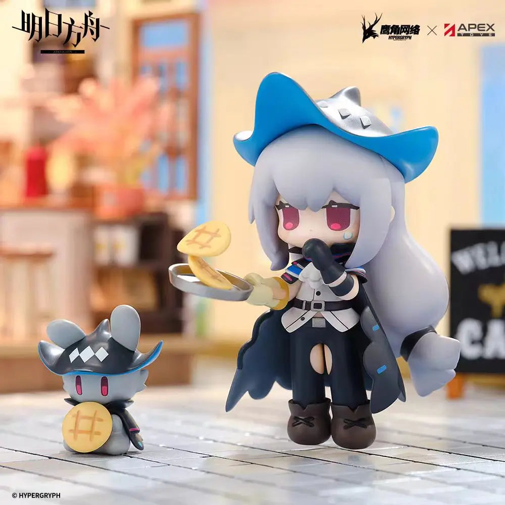 In Stock APEX Arknights Dessert Time Ver. 10cm Small Scene Specter Skadi Q Figure Action Figure Game Character Anime Figure