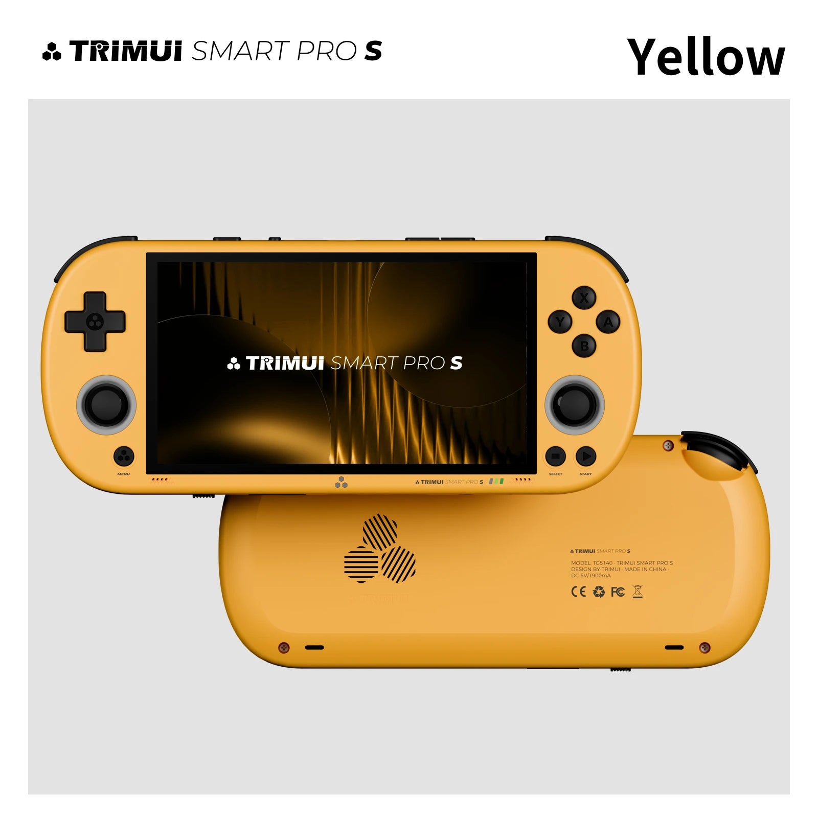 TRIMUI SMART PRO S Portable Gaming Console, 4.96-inch IPS Screen,5000mAh Battery RGB Illuminated Joystick，ON Card/64G/128GGifts