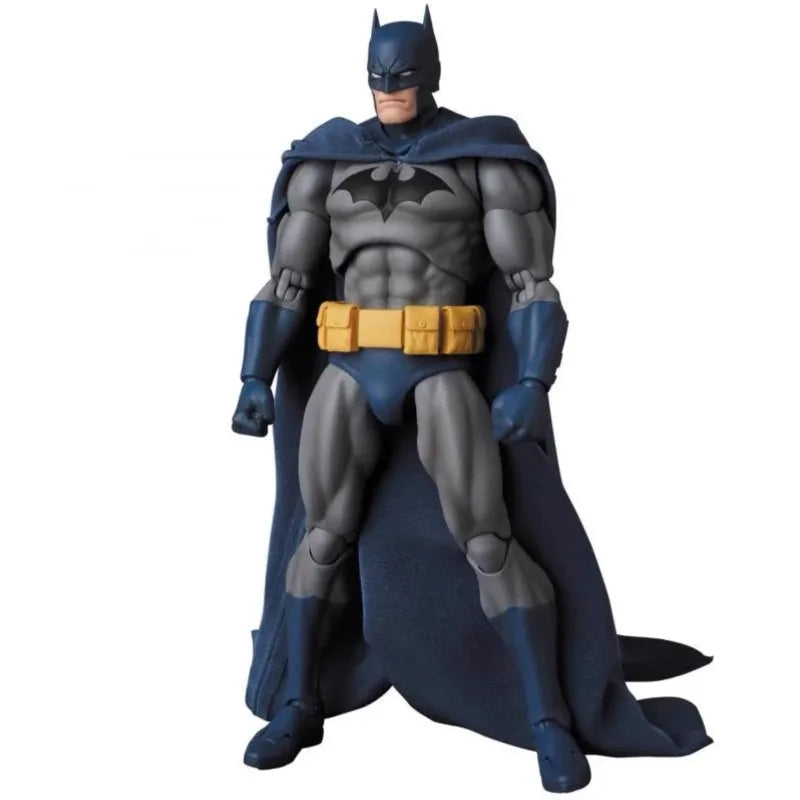 2025 New CT Toys Batman Action Figure Hush Blue Mafex 105 Black Version Bat Man Anime Figurine Model Collection Kid Toys Gifts