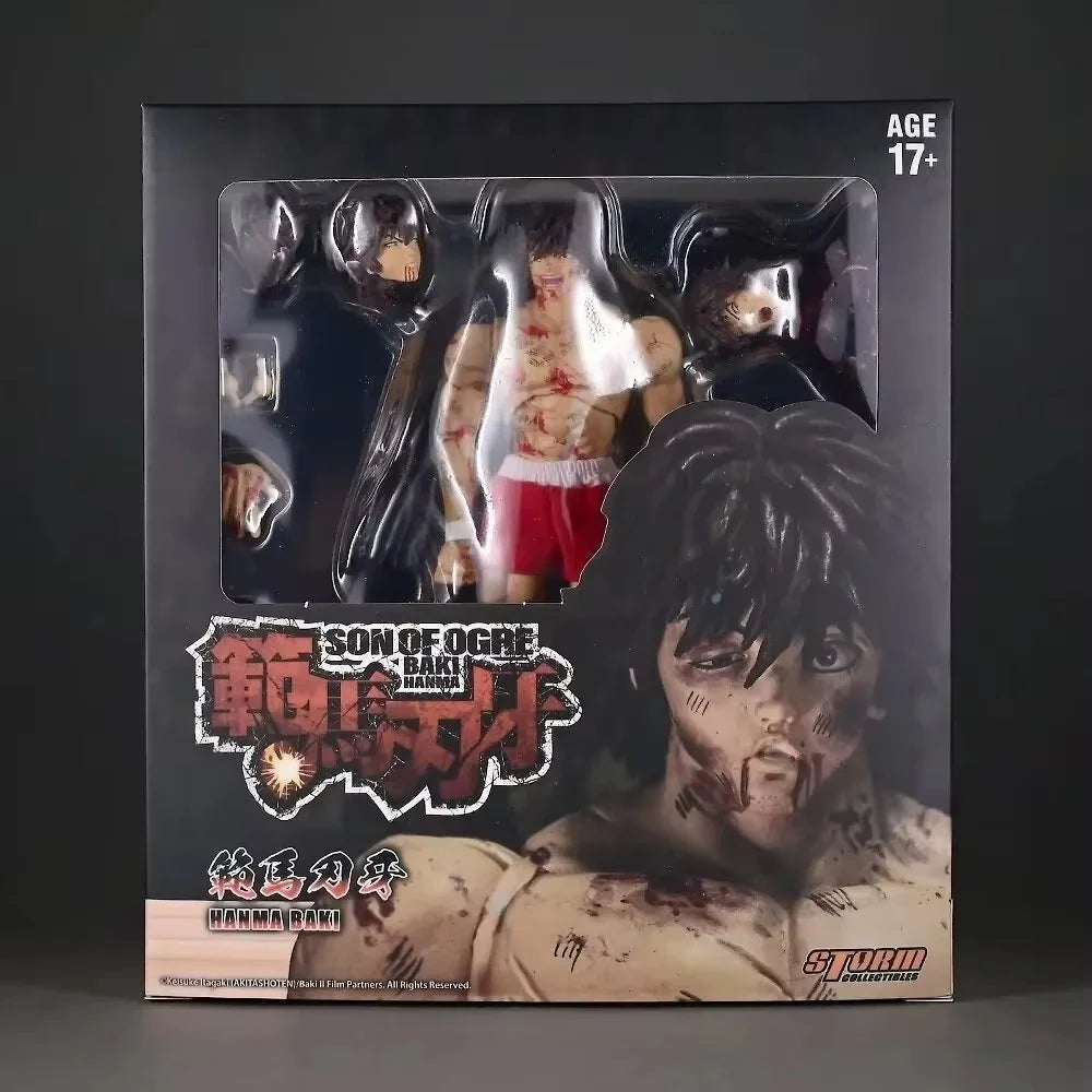 In Stock 1/12 Ko Storm Toys Demon Back Baki Hanma Anime Action Figure Figures Kibk05 Collectible Gifts Toys