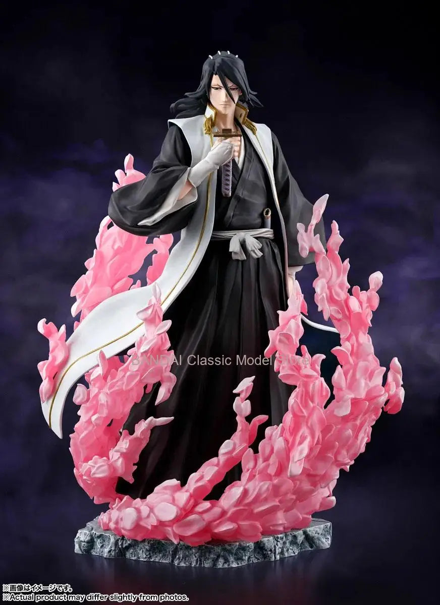 In Stock Original BANDAI Figuarts ZERO Kuchiki Byakuya 18.5CM Anime Figure Model Collectible Action Toys Gifts