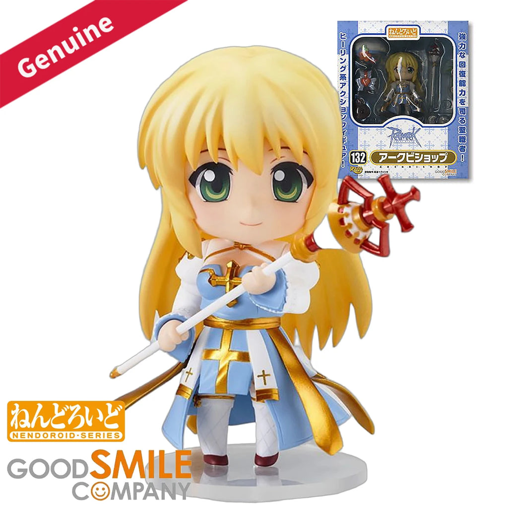 Original Genuine Good Smile Company Action/Dolls Nendoroid (#132) Ragnarok Online Arch Bishop Game Character Figure Collection