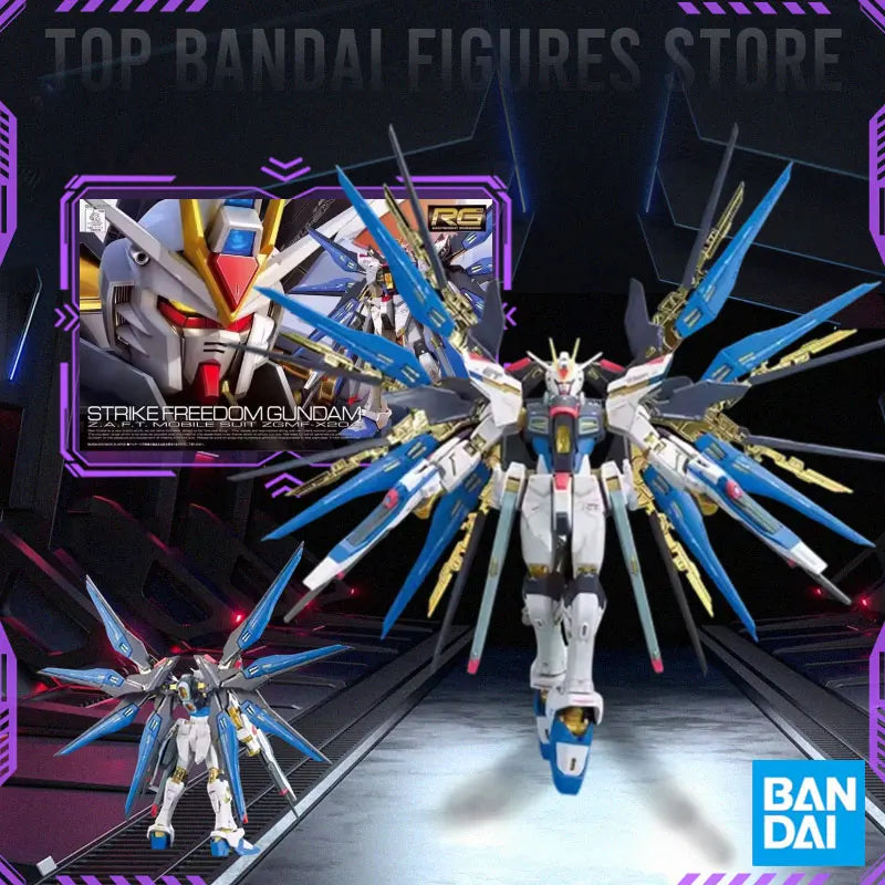 Bandai RG RX-78-2 WING RX-93-V2 UNICORN GOD GUNDAM In stock Anime Original Model Toy Action Figure Robot Collection Toy Gift