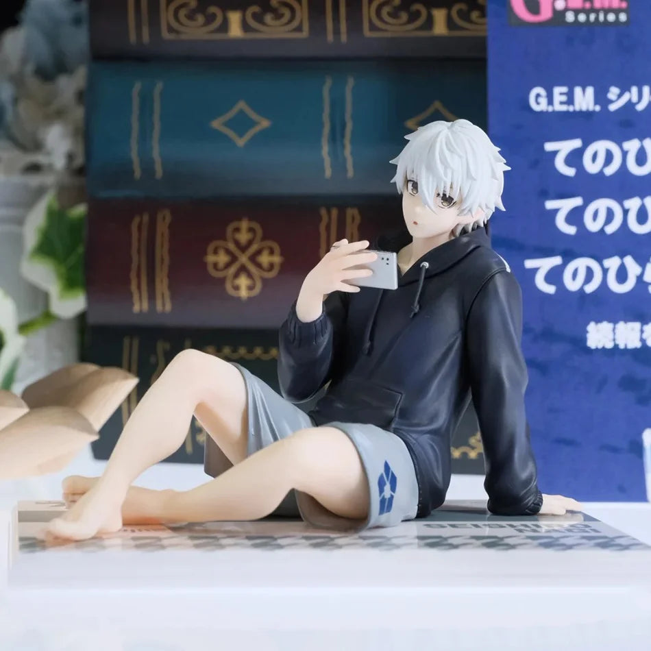 BLUE LOCK Action Figures Nagi Seishiro Anime Figure Sitting Figurine PVC Collectible Model Kids Doll Toys Gifts