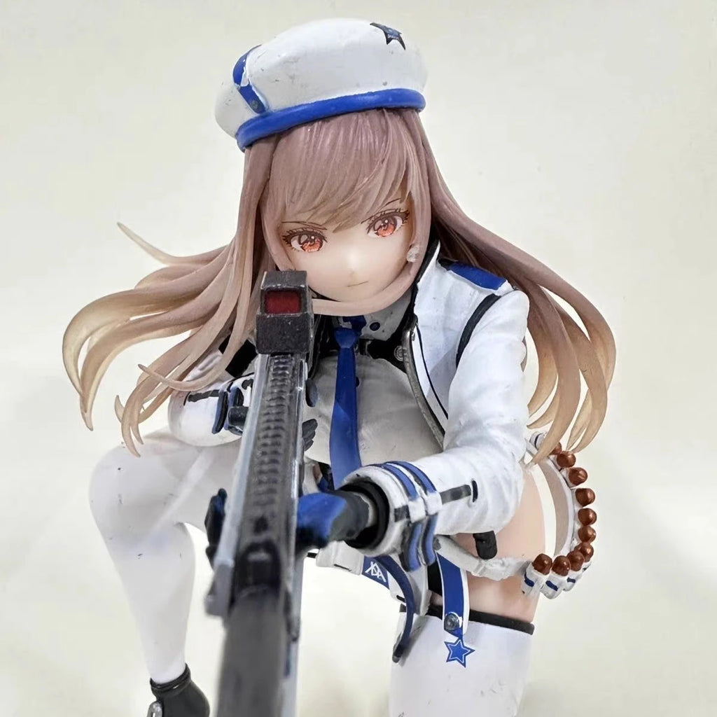 Nikke: Goddess of Victory Rapi Figure Pink Hair Military Outfit Snow Scene 12cm Sexy Maid Movable PVC Swimsuit Favorite Toy Gift