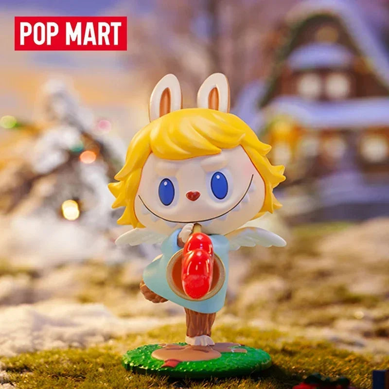 POP MART LABUBU THE MONSTERS Let's Christmas Serie Blind Box Mystery Box Guess Bag Spielzeug Puppe Niedliche Anime Figur Schreibtischdekoration