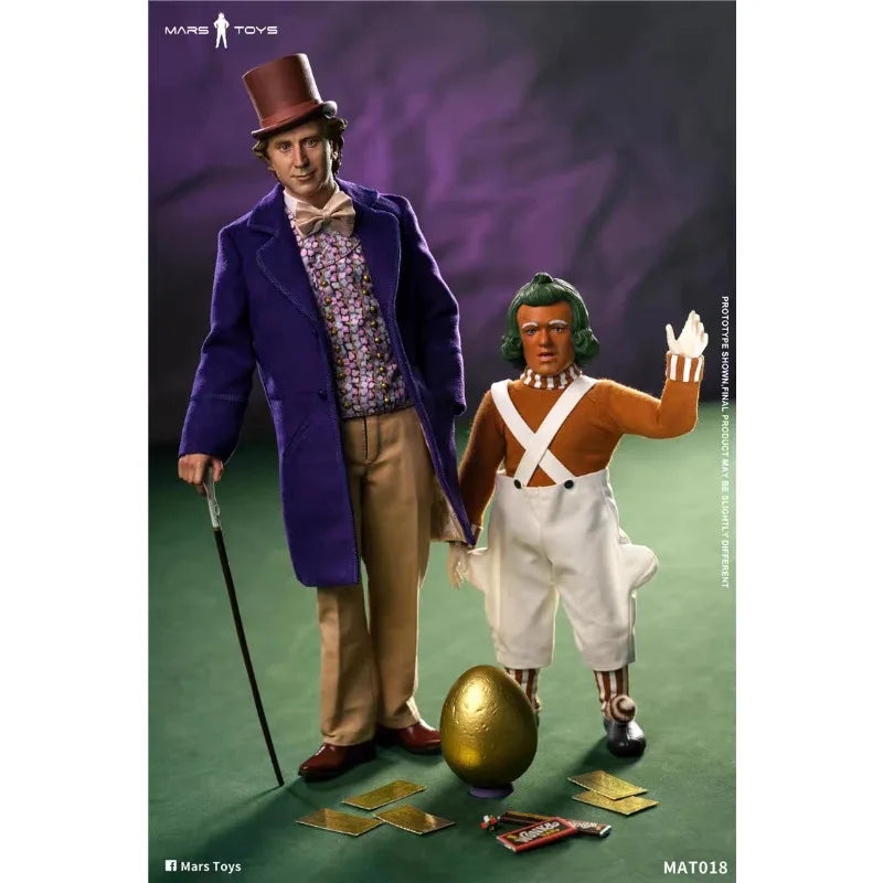 Mars Toys MAT018 1/6 Men's Soldier Candy Boss Gene Wilder Dwarf Full Set 12-inch Action Figure Collection Toy Gift