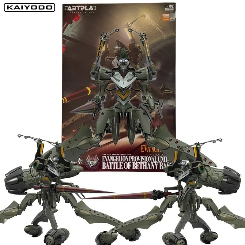Kaiyodo EVANGELION-05 Action Figures ARTPLA Provisional Unit-05 Battle of Bethany Base EVA Plastic Model Kit Original Box Gift