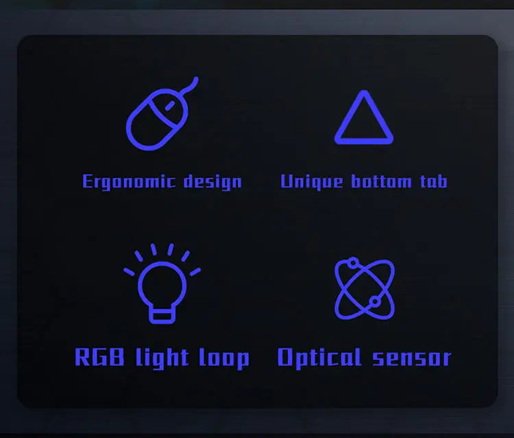 Ergonomisches Design Gaming Maus Desktop-Computer Laptop USB Backlit Maus Hersteller Heißer Verkauf 