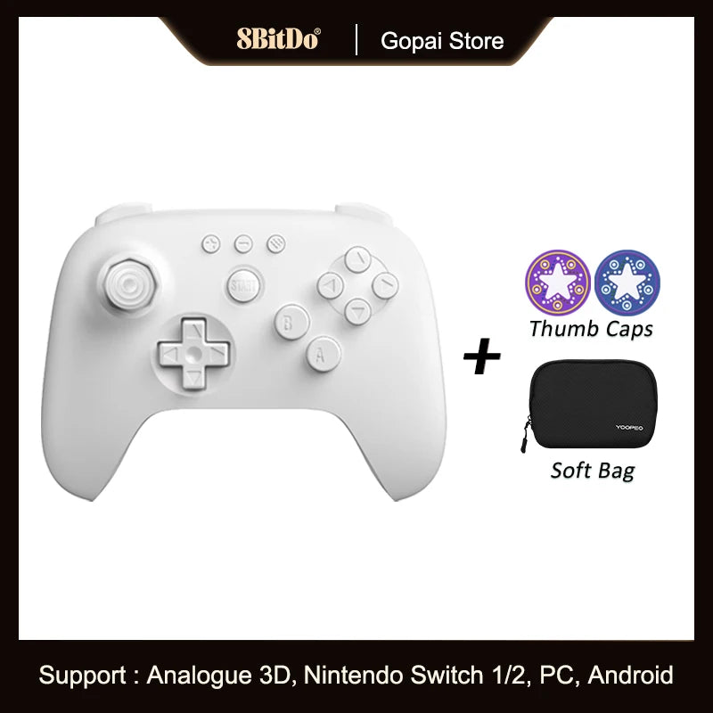 8Bitdo 64 Bluetooth Controller Gamepad for Analogue 3D, Nintendo Switch / Switch 2, PC, Windows, and Android Gamepad