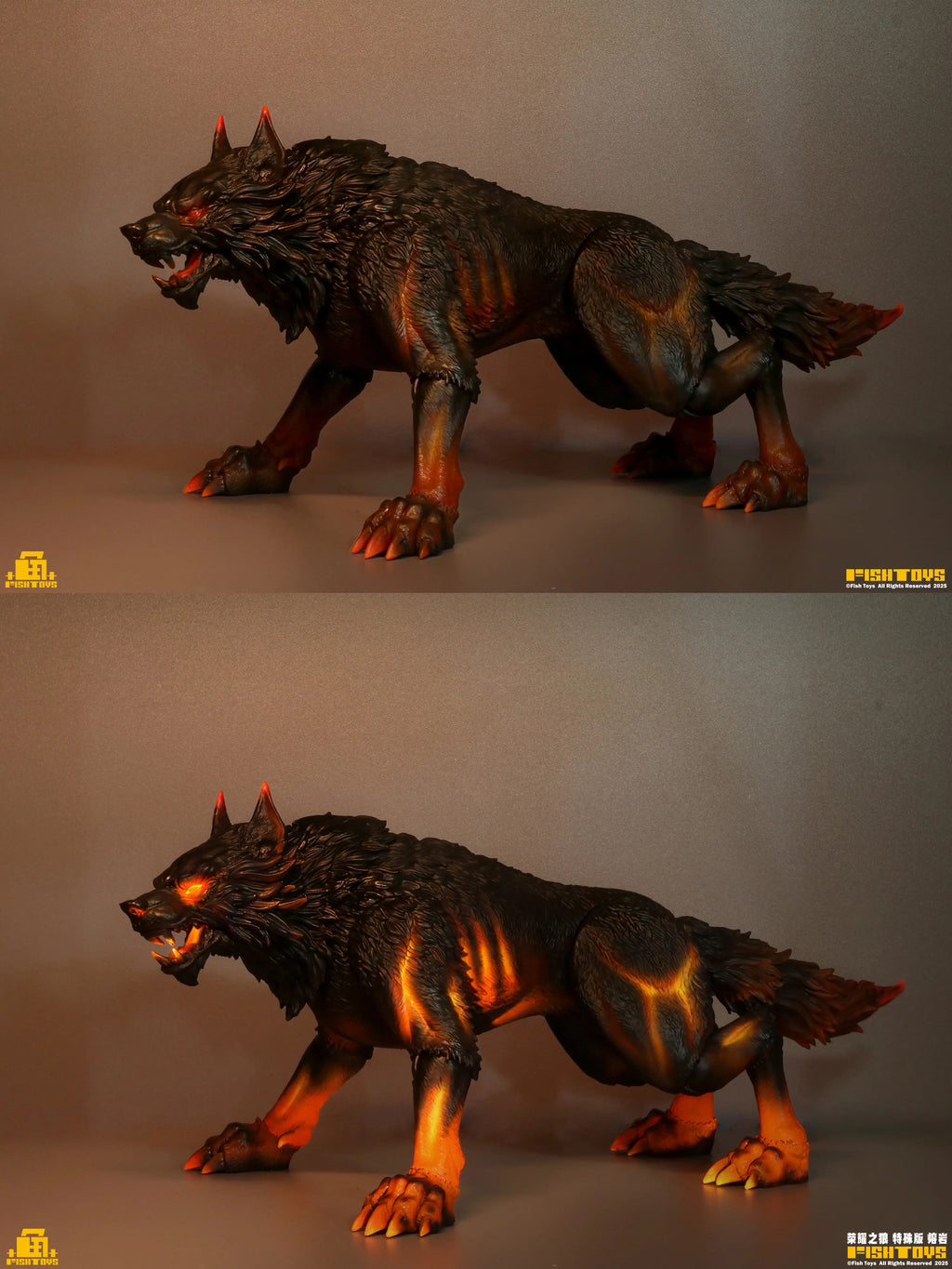 In Stock Originate Fish Toys The Wolf of Glory LAVA Model 1/12 Movability Model Toys Collect D20Studio