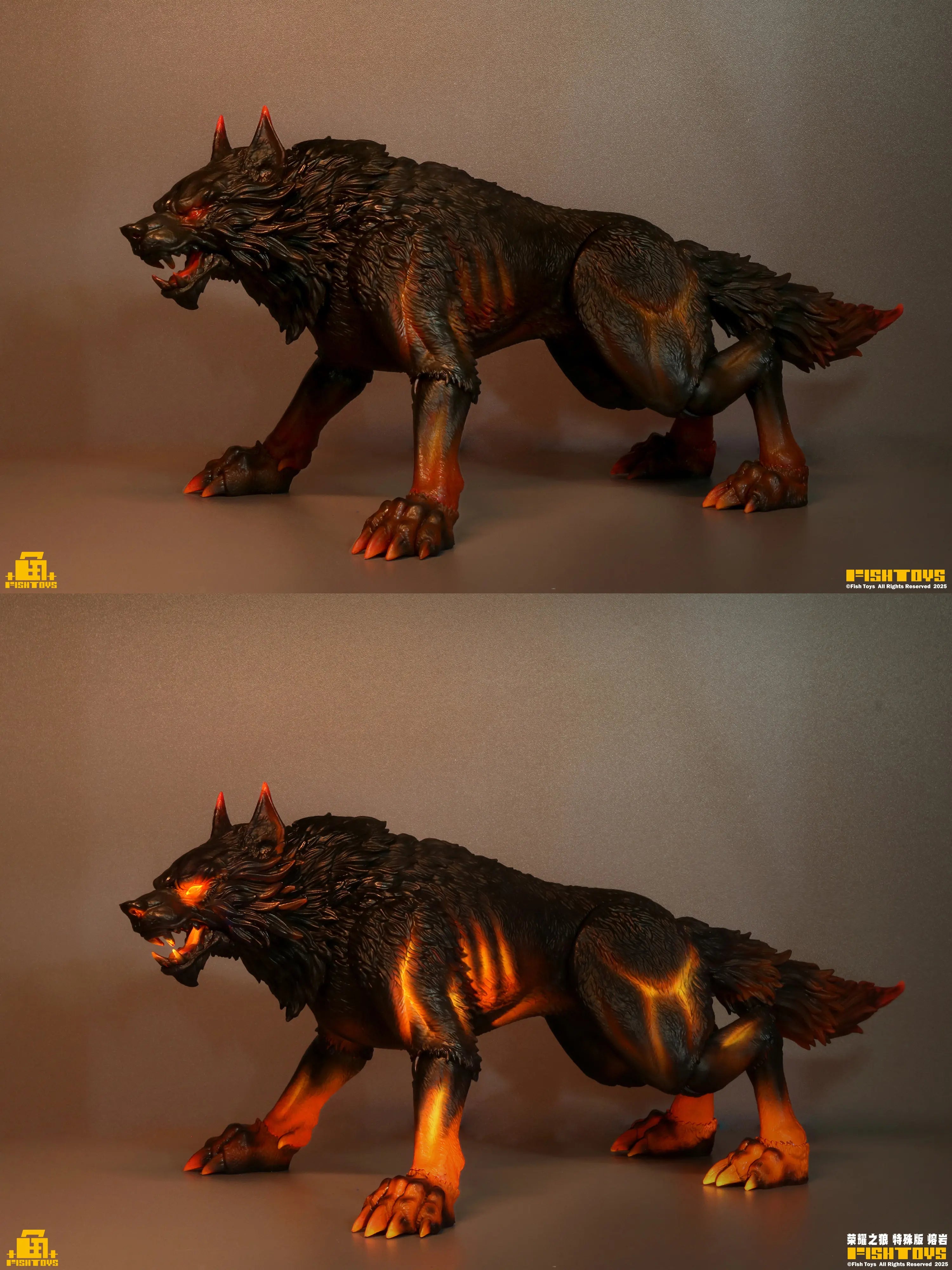 In Stock Originate Fish Toys The Wolf of Glory LAVA Model 1/12 Movability Model Toys Collect D20Studio