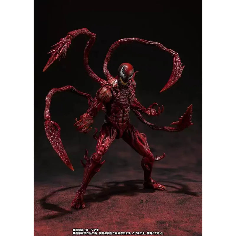 100% Original BANDAI S.H.Figuarts SHF Venom Let There Be Carnage In Stock Anime Action Collection Figures Model Toys