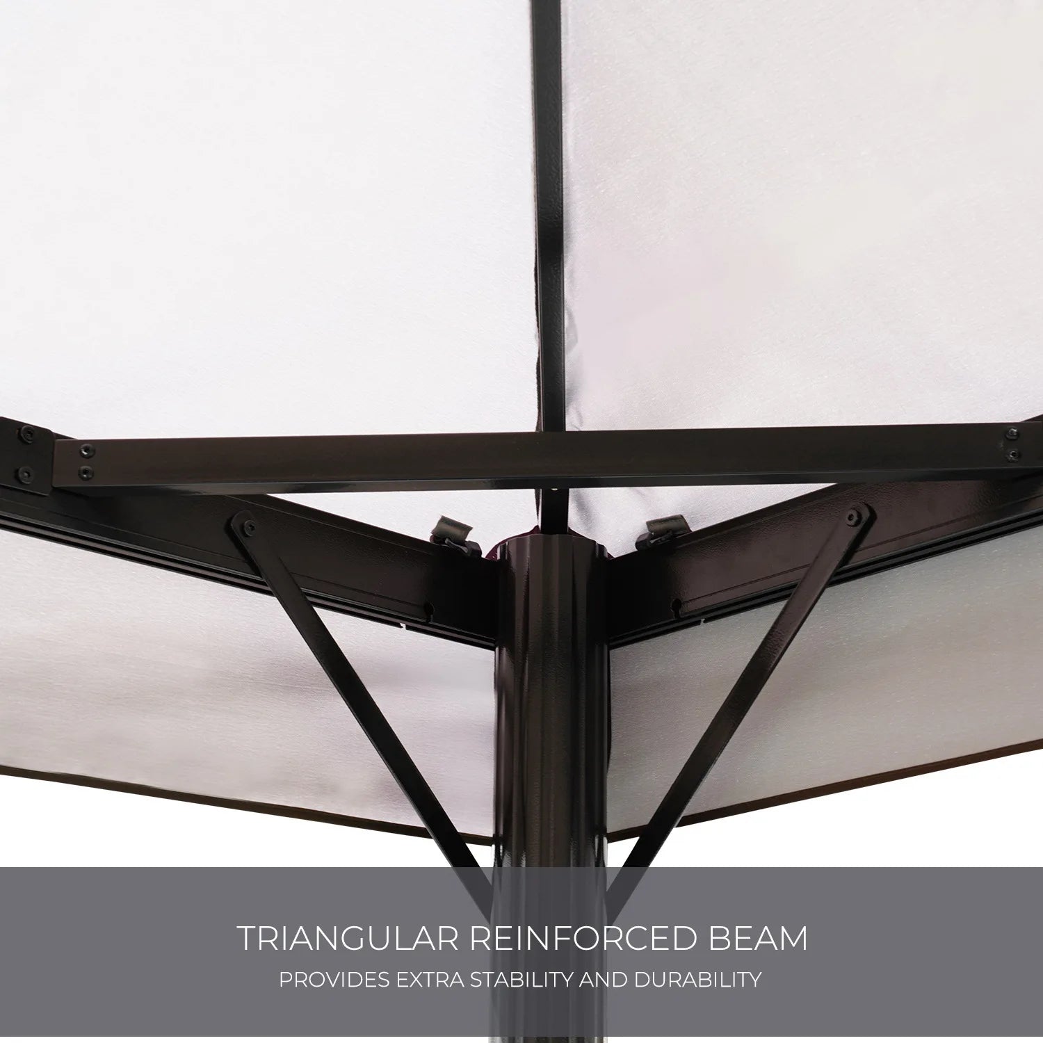 10x13 FT Pavillon für Terrassen Outdoor-Pavillon mit Moskitonetz und Vorhängen Outdoor-Terrassendach für Deck Hinterhof Garten Rasen