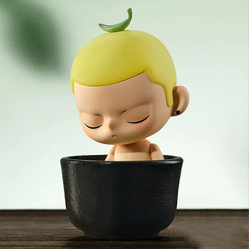 POPMART KUBO Breathing In Series Mystery Box Anime PVC 100 % Original Actionfigurensammlung Modell Desktop-Ornamente Puppenspielzeug