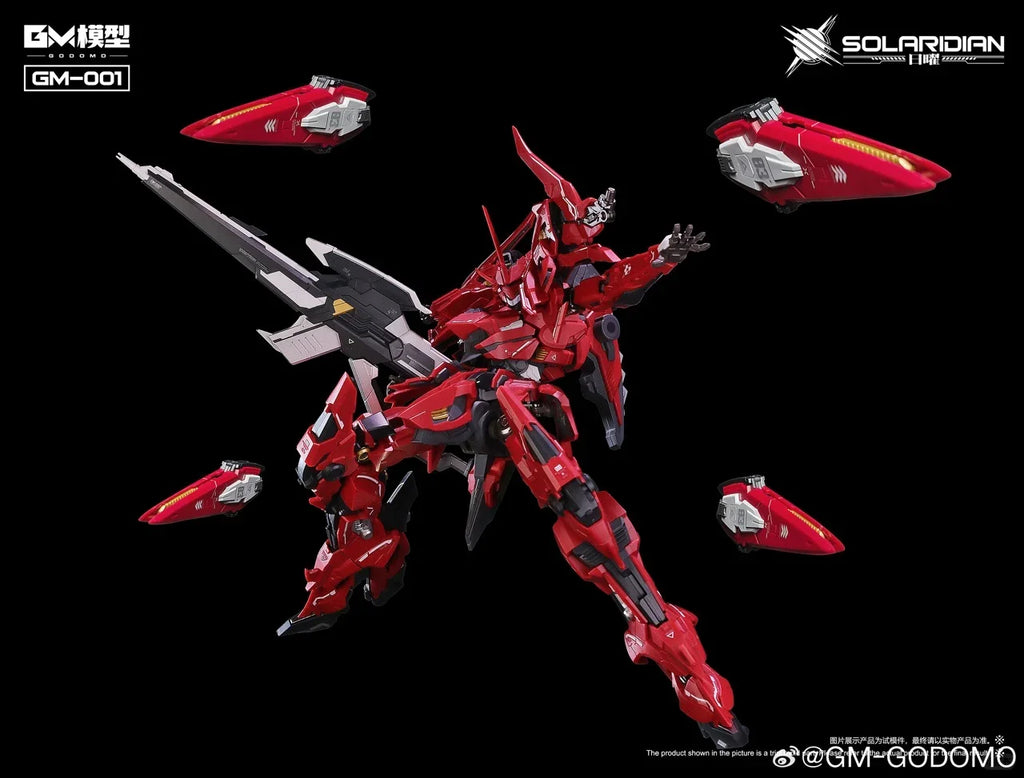 GM Model SOLARIDIAN 1/72 Assembly Model Kit Toy GODOMO GM-001 Alloy Skeleton Robot Action Figure Plastic Model Kits Collection