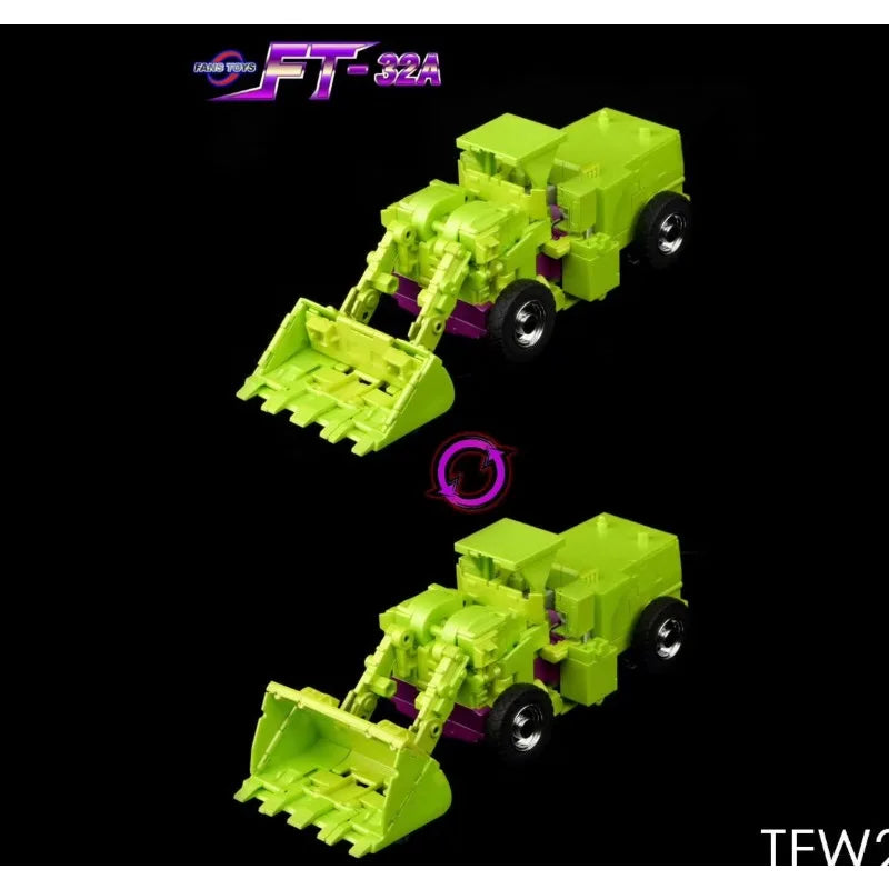 In Stock Super Strong FansToys GEHRY FT-32A FT32A Devastat Scraper Combination Action Figures G1 Forklift Robot