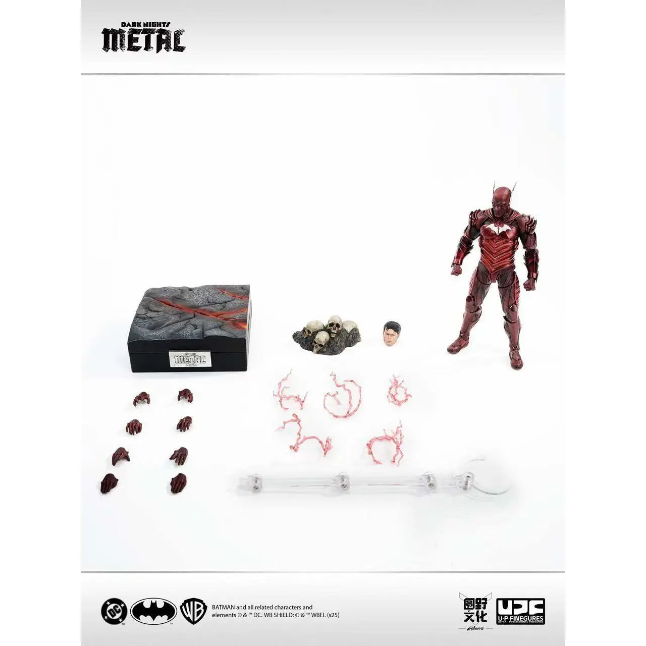 In Stock U·P·FINEGURES DC Dark Night: Metal Red Death Finished Model