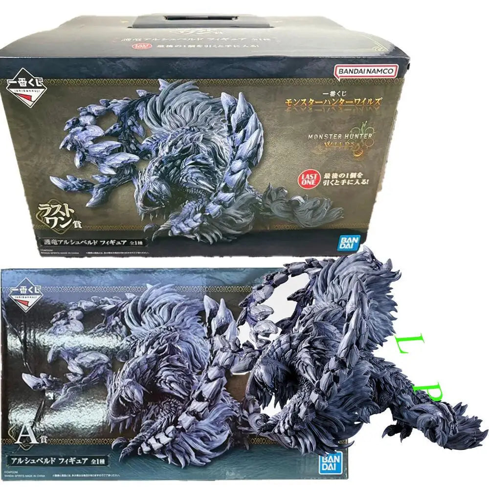 In Stock Original BANDAI Ichiban Lottery Monster Hunter Wilds Arshfeld Anime Figure Model Genuine Boxed Toy