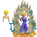 Статуя на JT Dragon Ball Z Son Gohan Фигура Сменяеми глави LED база Super Saiyan Gohan Екшън Фигурки Колекционерски режим Играчки Подаръци