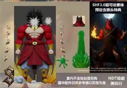 Beast God & Kong Model Broly SSJ5 MA08L/09/10/11 Super Saiyan 5 Dragon Ball SHF NORSE GOD: SKOLL Action Figure Anime Model Toy