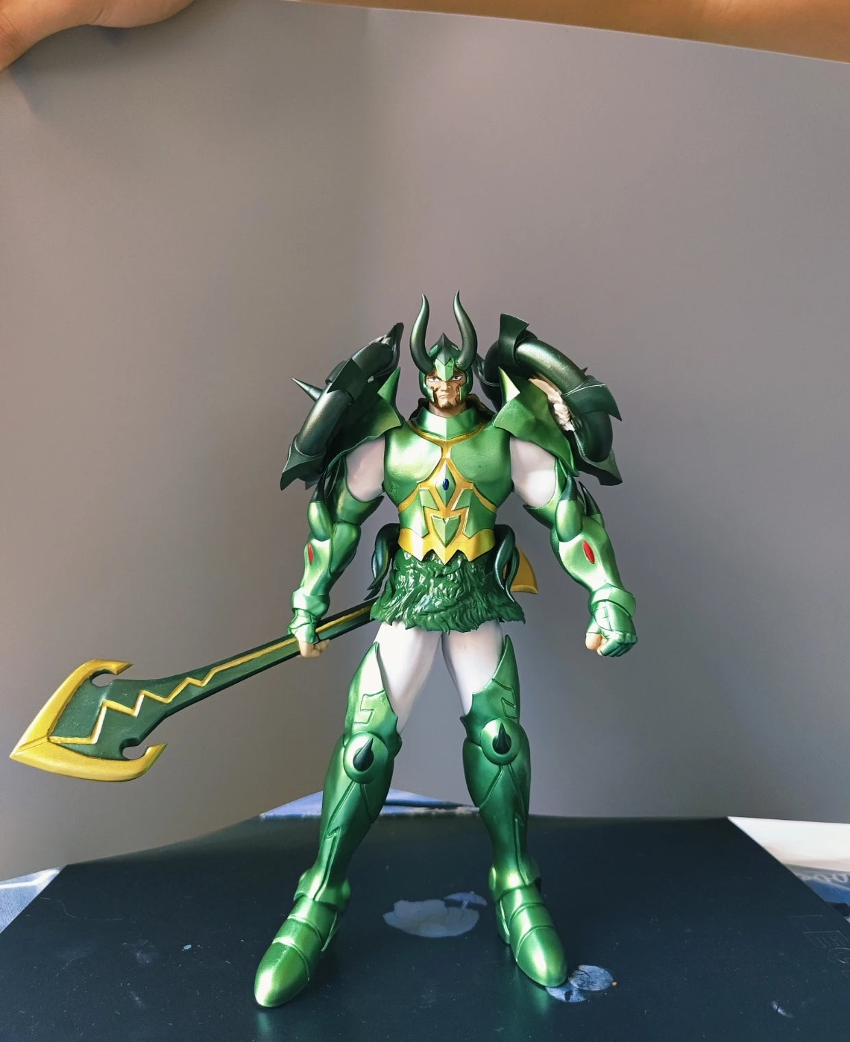 Soul of Gold Saint Seiya Nordic EX God Warrior Heracles Tanngrisnir Resin Statue Model Toy