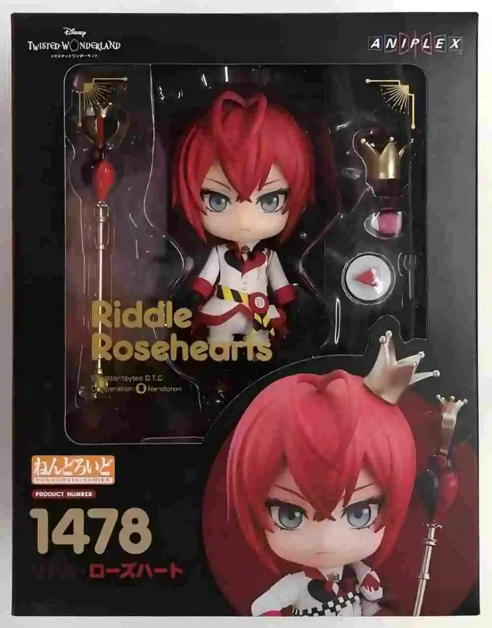 Original Brand New In Stock ‌‌GSC Riddle Rosehearts No.1478 Twisted Wonderland Heartslabyul Figure Gift