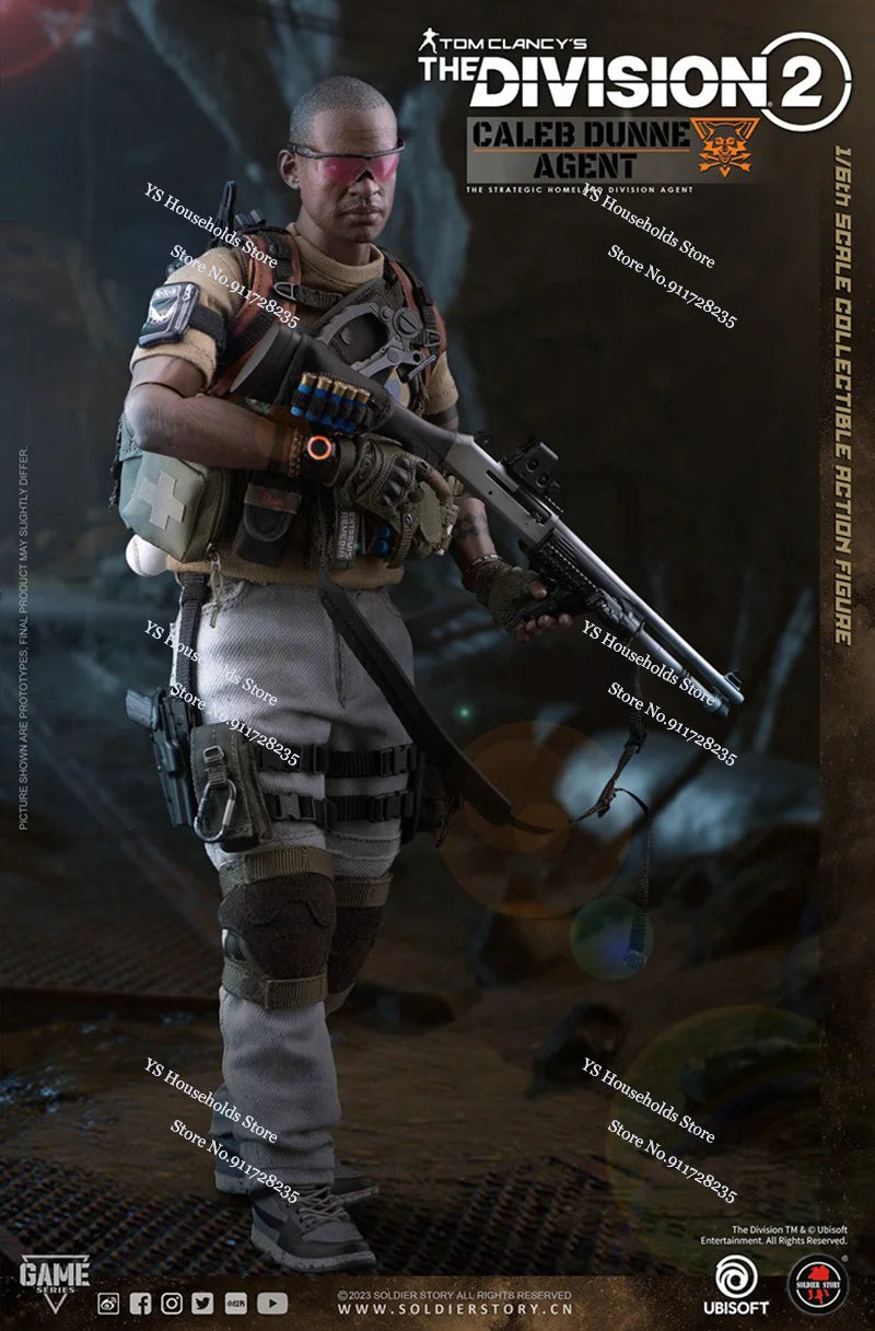 SOLDIERSTORY SSG-008 1/6 The Division 2 Caleb Dunne Agent Combat Soldier Model 12" Full Set Male Miltary Action Figure Collects