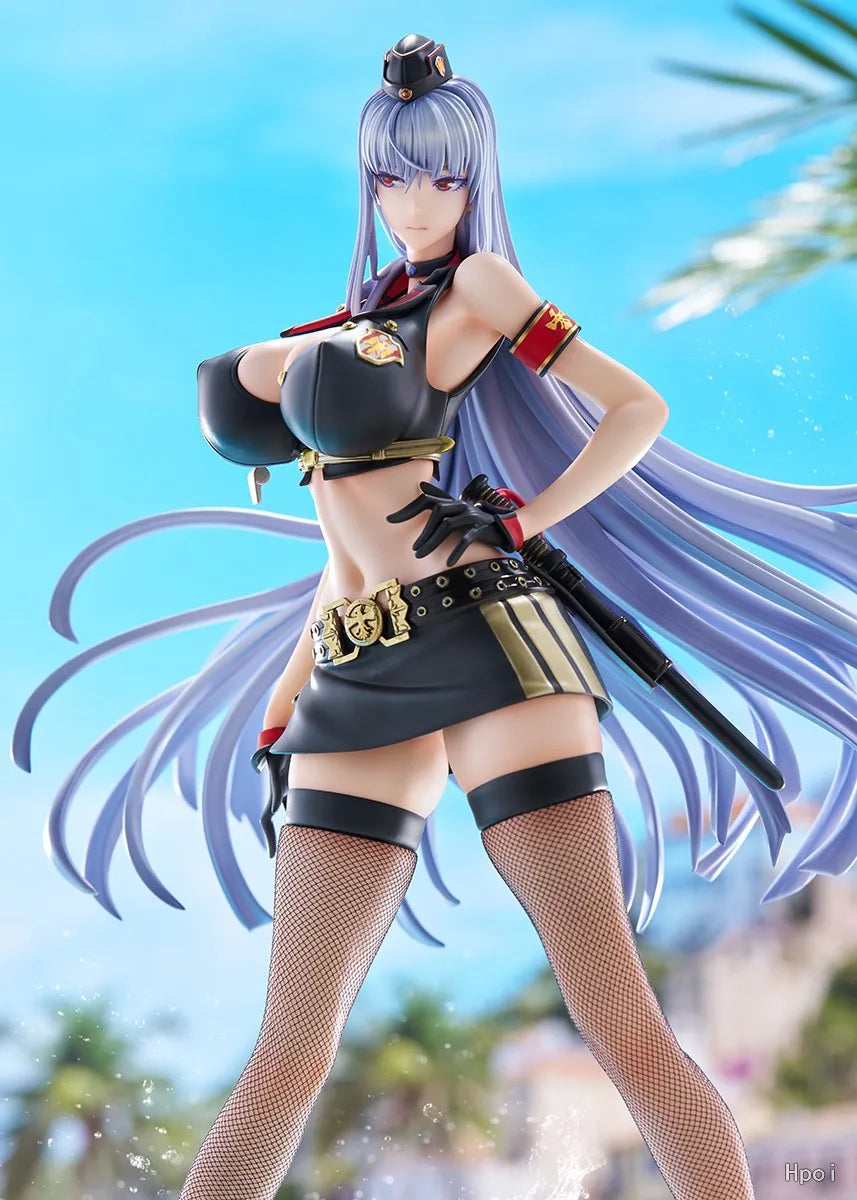 In Stock Original QuesQ Valkyria Chronicles 4 Selvaria Bles Swimsuit 1/7 Scale Model Toy
