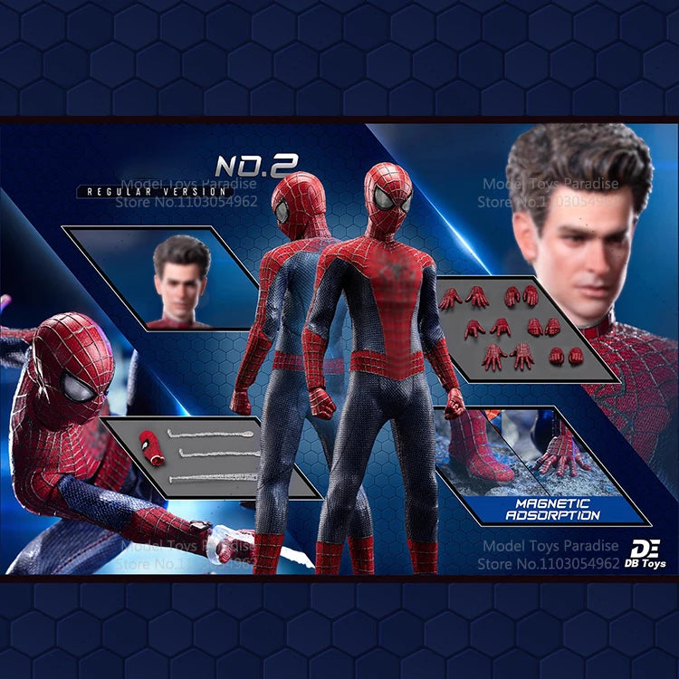 DB Toys X 6in Studio 1/12 Collectible Toys Amazing Spider Super Hero Men Soldier Andrew Garfield 6'' Action Figure Model Gifts