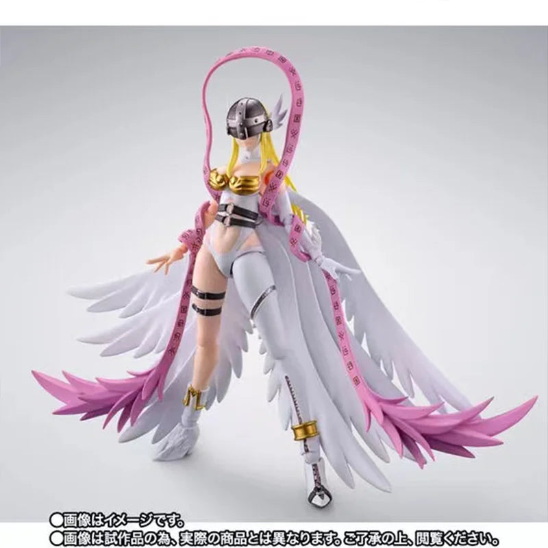 100% Original Bandai Shf Limited Edition Digimon Adventure Angewomon Kit  In Stock Anime Action Collection Figures Model Toys