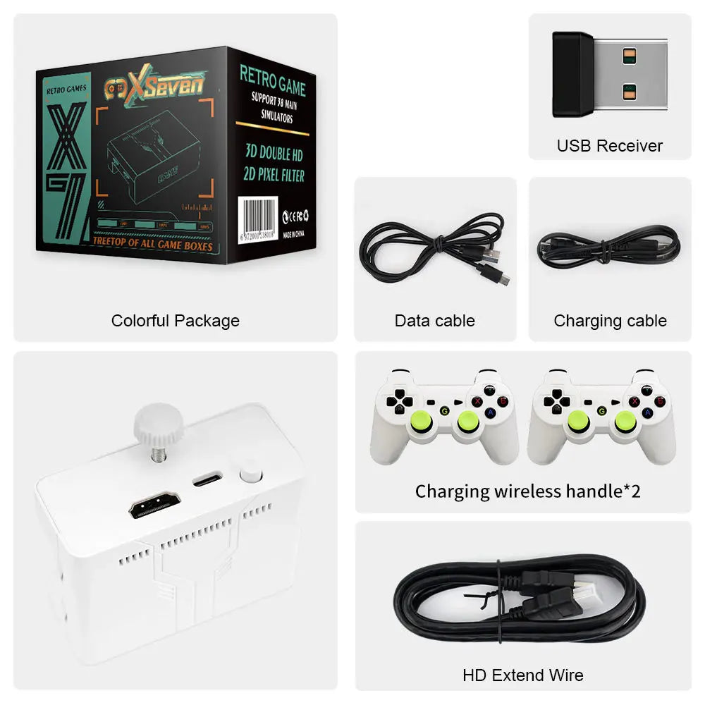 Coopreme Y7 Super TV Game Box HD Output Joystick Dual Controller Fighting Home X7 Game Console PSP 10000+ Gaming