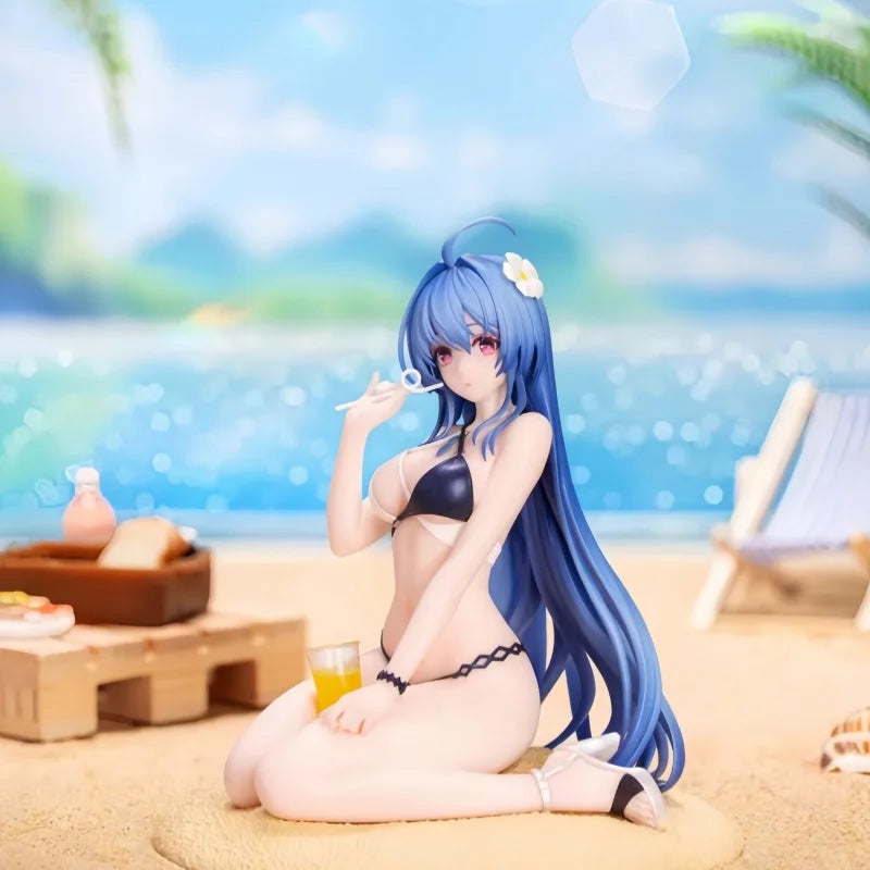 New Genuine Myethos Helenena Anime Figure Shiny Wave Swimsuit Ver Collectible Beach Scene Statue Gifts For Boys