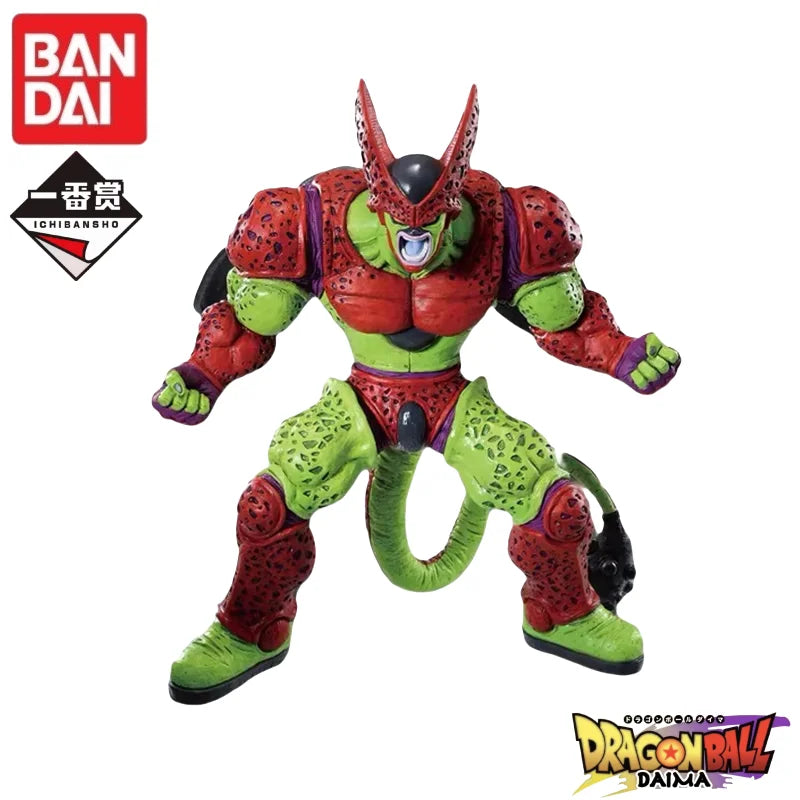 In Stock 100% Original Bandai Dragon Ball Ichiban Kuji Fate Showdown C Prize Extreme Cell Action Figure Toy