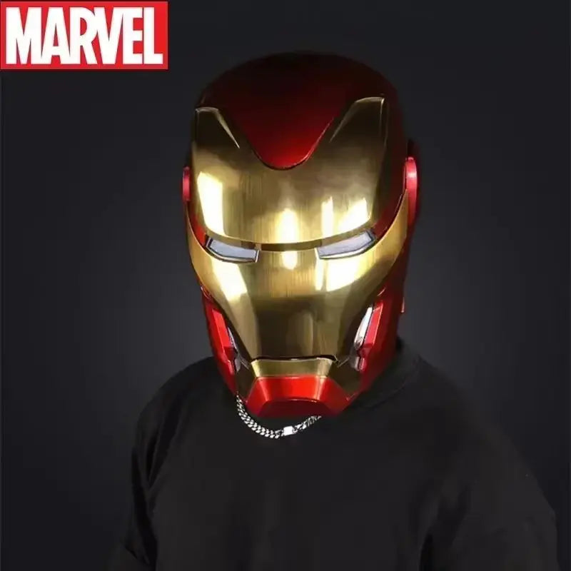 New Rc Marvel Iron Man Mk50 Wearable Helmet Voice-Activated Deformation Around Figures Animation Derivatives Model Toy Gift