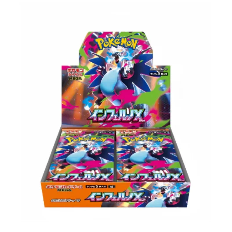 In Stock Original PKM PTCG Mega MEGA Dream ex Phantasmal Flames Mega Lucario Booster Japanese version Collection Surprise Cards