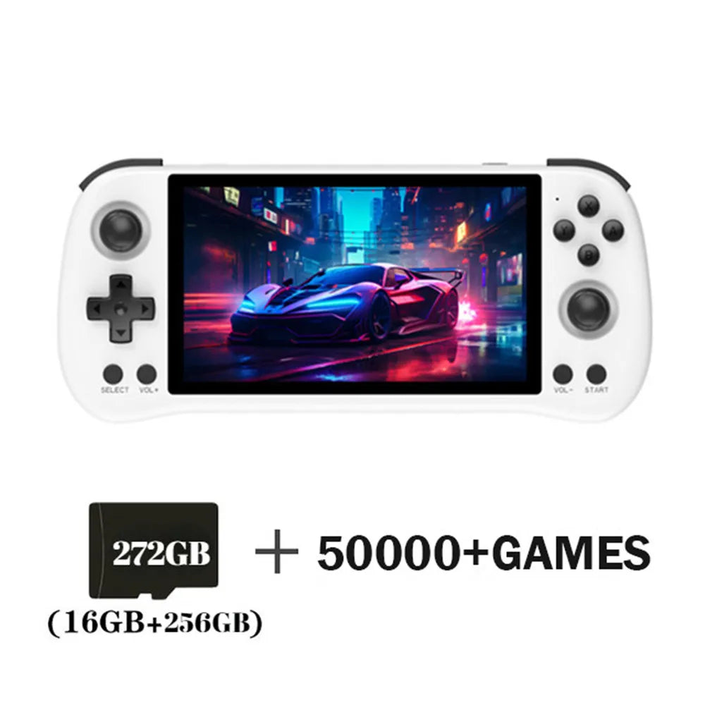 NEW X55 Portable Handheld Game Console 5.5 Inch 1280*720 IPS Screen 256GB Linux System Open-Source Retro Video Player Gifts