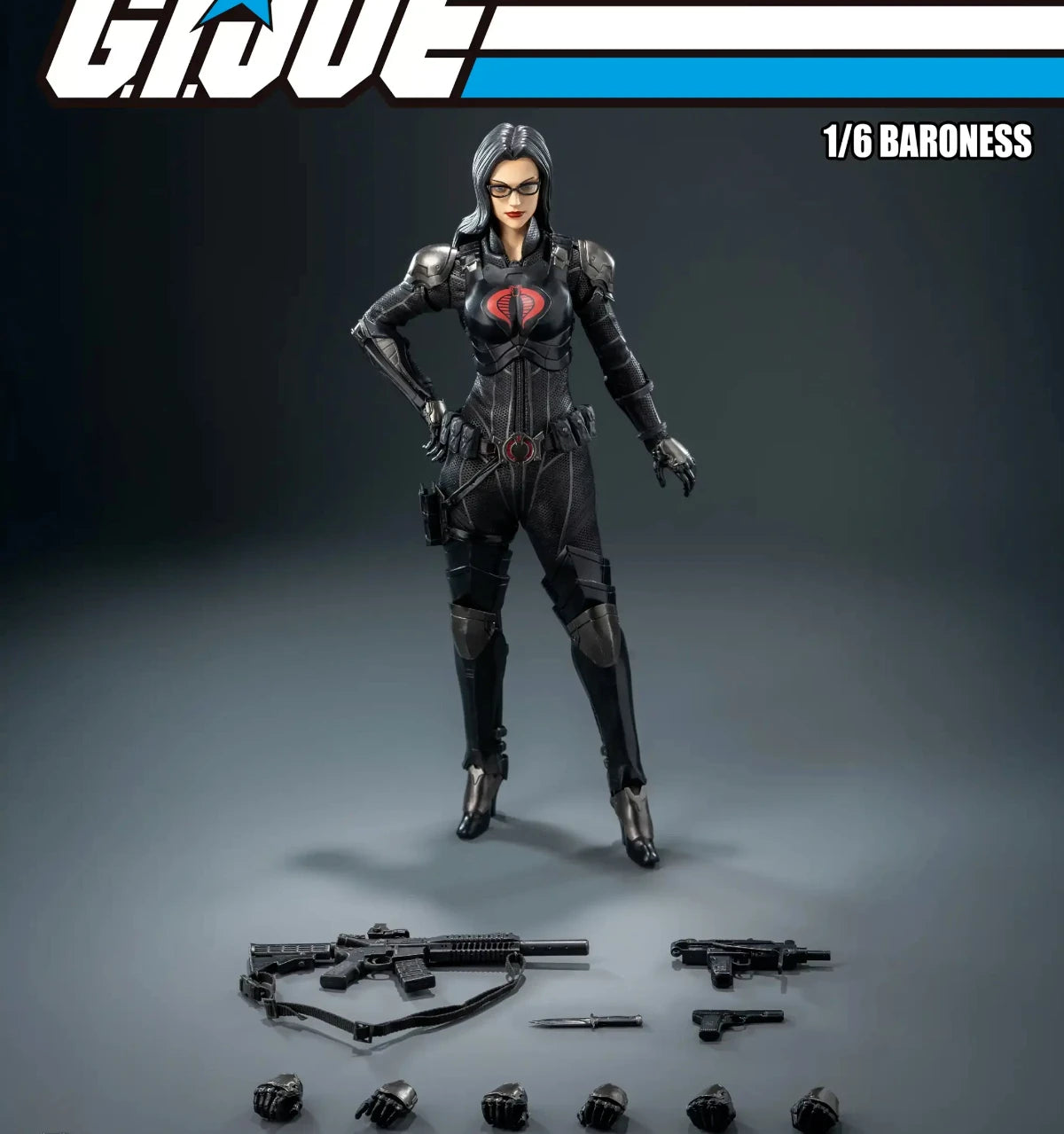【Original】Threezero 3Z0350 FigZero G.I.JOE Baroness 1/6 Action Figure Model Toy