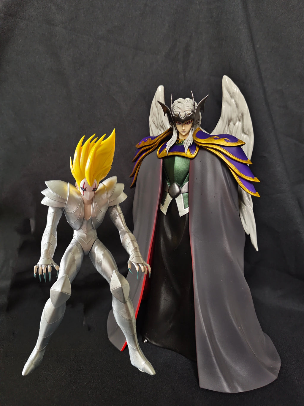 Saint Seiya Movie: Final Holy War - Fallen Angel Lucifer & Power Angel Erigor Resin Statue Collection Model